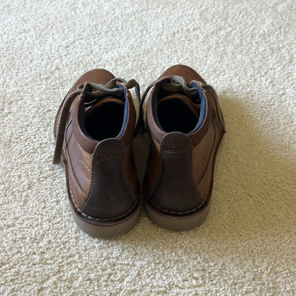 Clark’s Brown Leather Boot EUC Men’s 8 - Picture 2 of 5